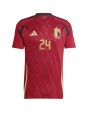 Belgien Amadou Onana #24 Heimtrikot EM 2024 Kurzarm